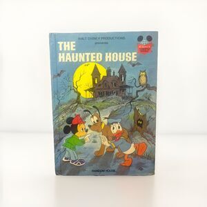 1975 The Haunted House, Disney's Wonderful World of Reading Vintage Book